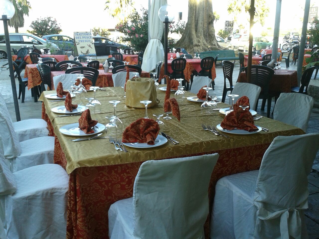La terrazza della trattoria